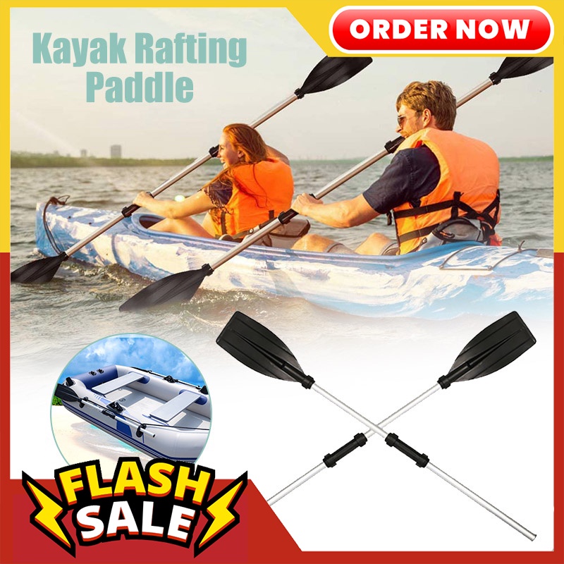 Aluminum Alloy Detachable Kayak Rafting Paddle Two Pack Rubber Boat ...