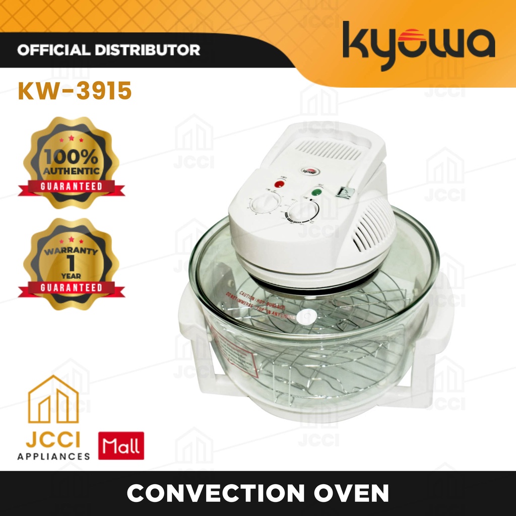 Kyowa Convection Oven w/ Glass Bowl Original with 1 Year Warranty KW