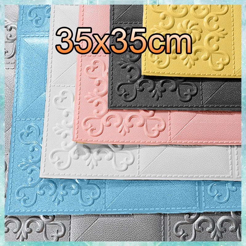 Wallpaper ceiling size 35*35cm wall paper 3D adhesive wall decor wall