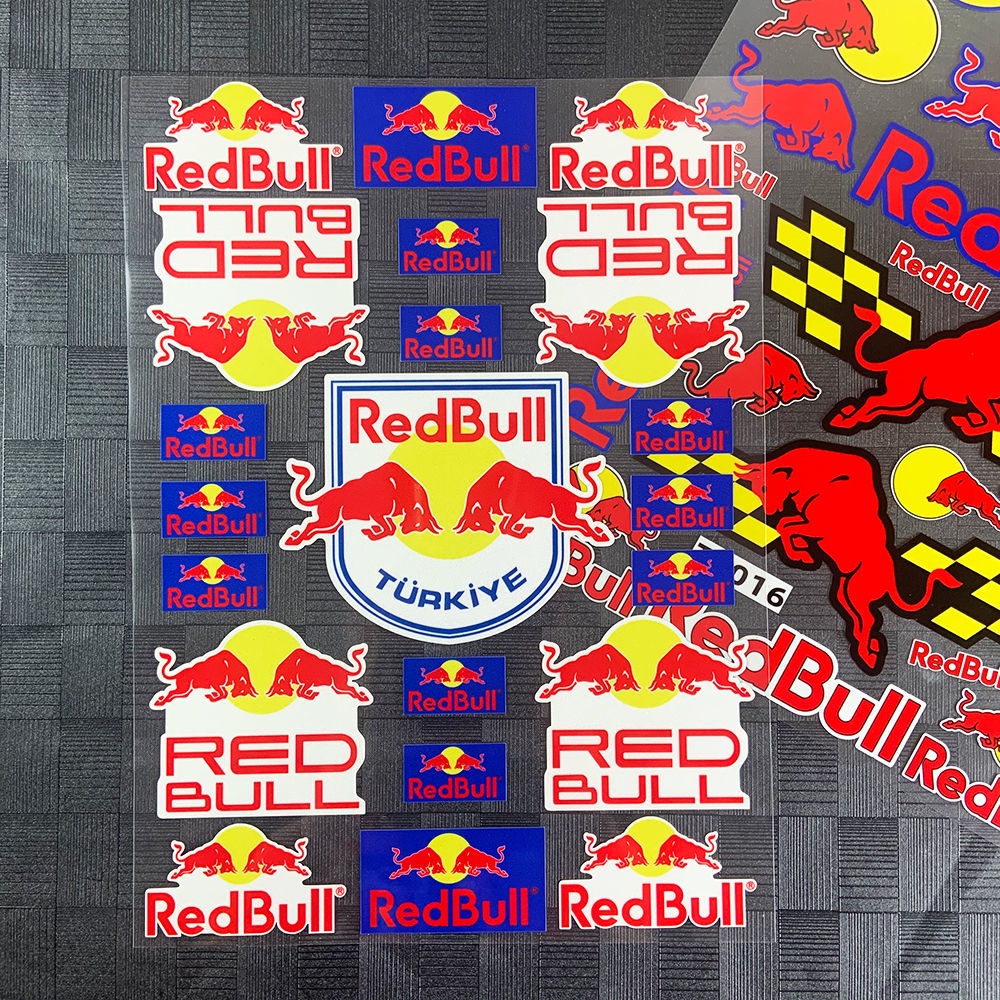 2021 New Style Red Bull Sticker RedBull Locomotive Motorcycle Electric ...