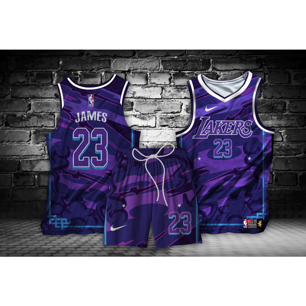 BASKETBALL LAKERS JERSEY FREE CUSTOMIZE OF NAME AND NUMBER ONLY