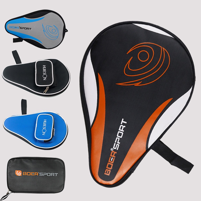 Professional Oxford Table Tennis Racket Case Bag With Outer Zipper For