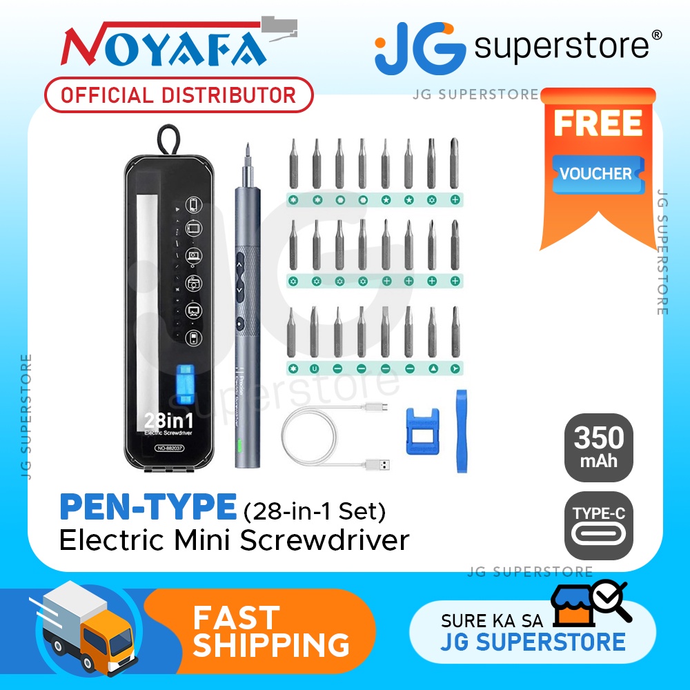 Noyafa 28in1 PenType Electric Mini Screwdriver Set with 24