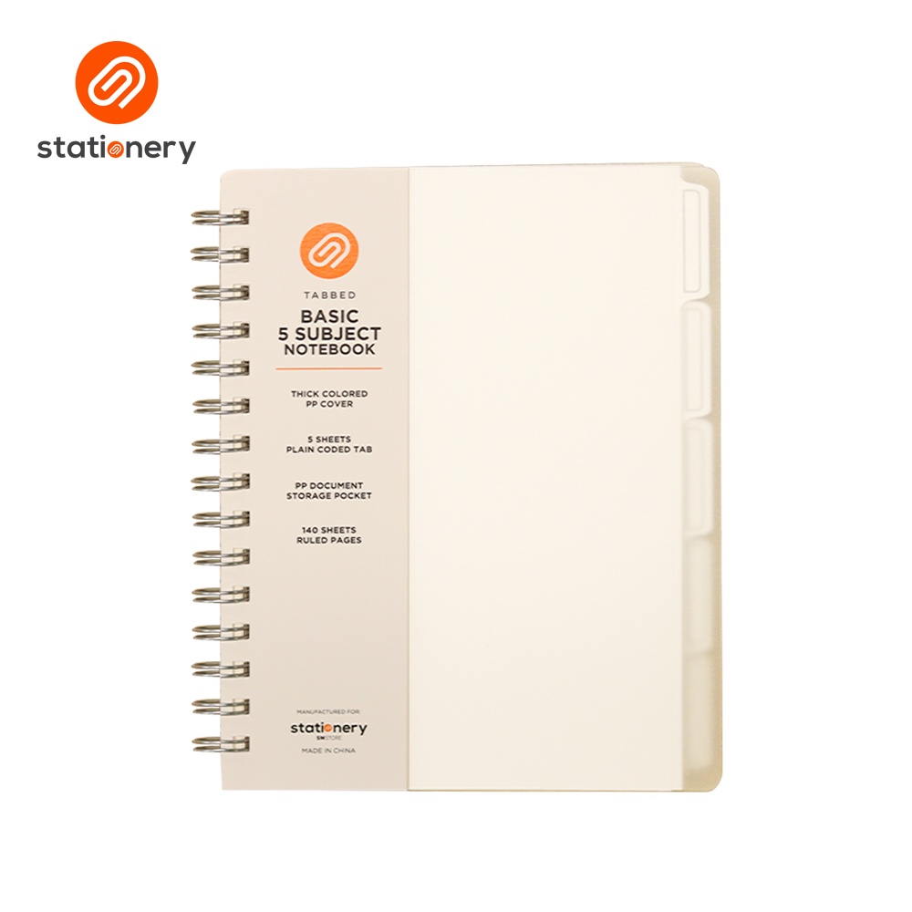 Stationery 5 Subject Notebook | Shopee Philippines