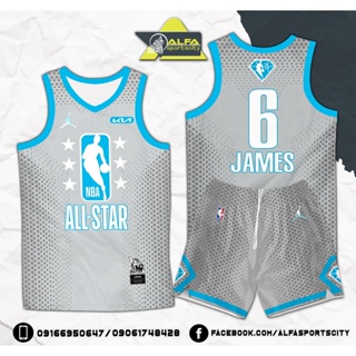 2023 NBA ALL STAR HG BLUE JERSEY FULL SUBLIMATION JERSEY