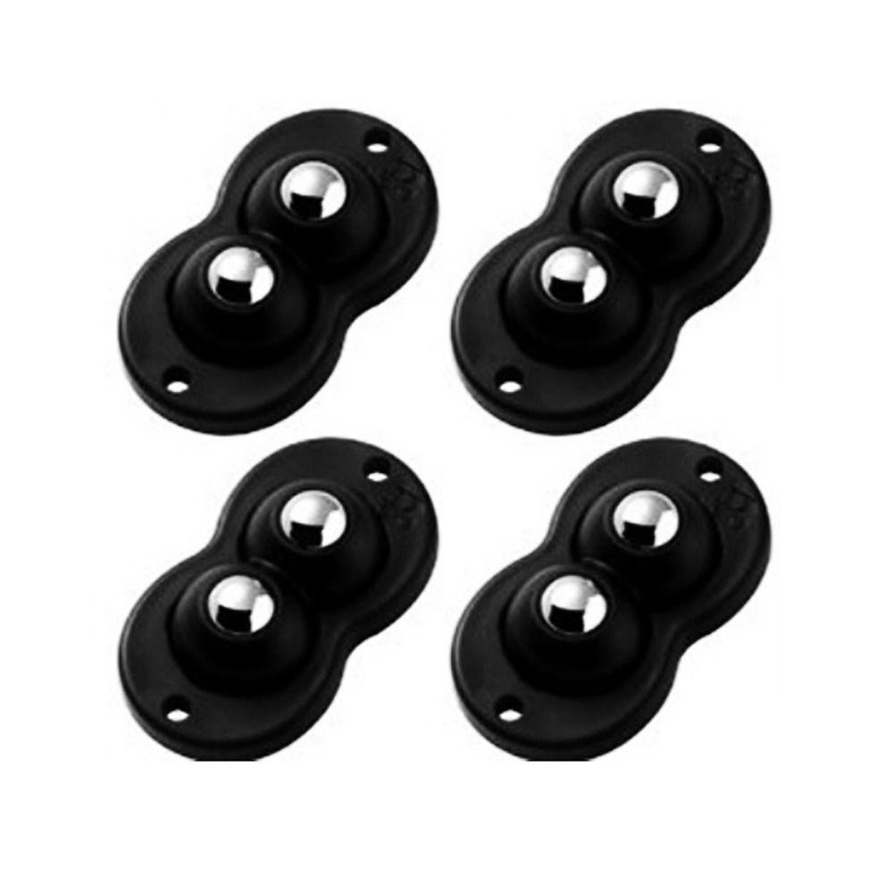 ALISONDZ Caster Wheel For Storage Box Self Adhesive Universal Wheel Rotating Wheel Ball Caster