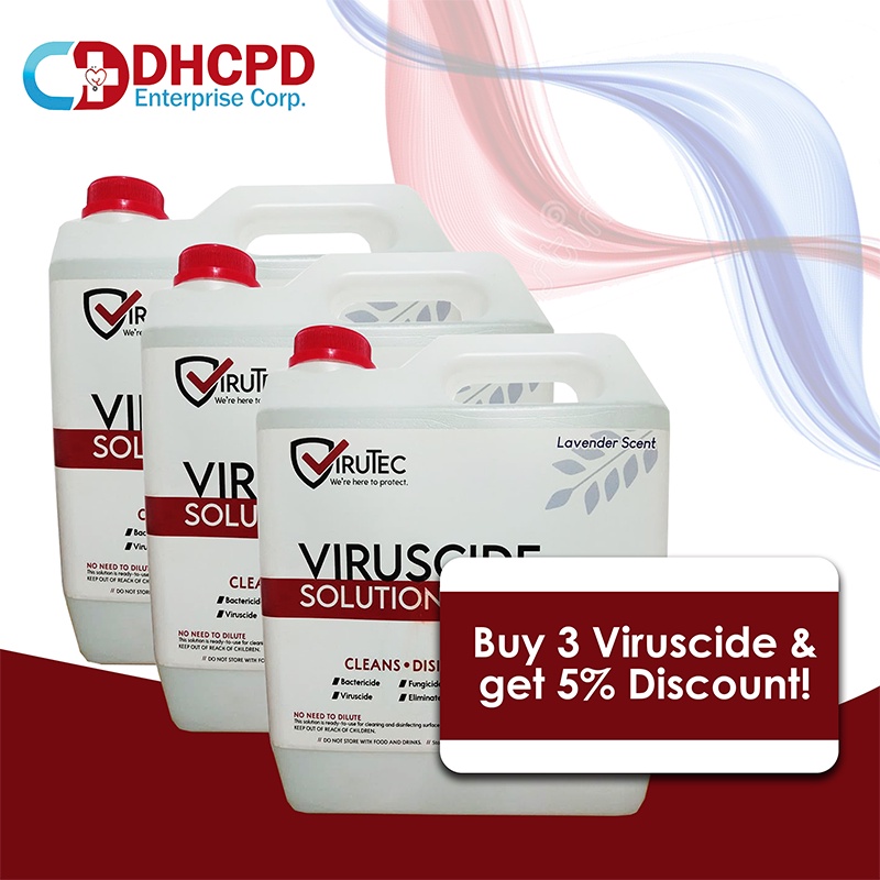 Buy 3 Viruscide Disinfectant Solution and get 5 discount Shopee