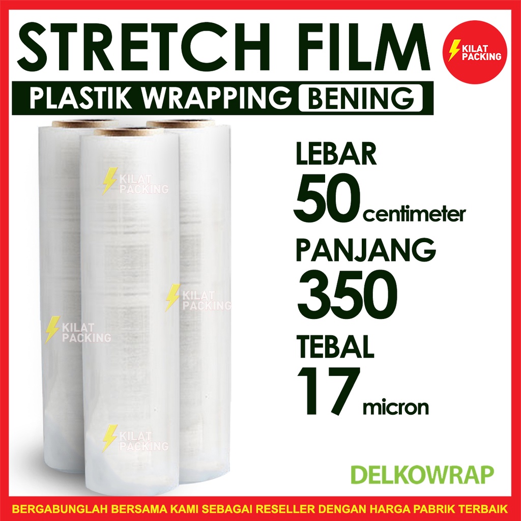 Stretch Film Plastic Wrapping Plastic Wrap Clear Wrapping 50cmX350m ...