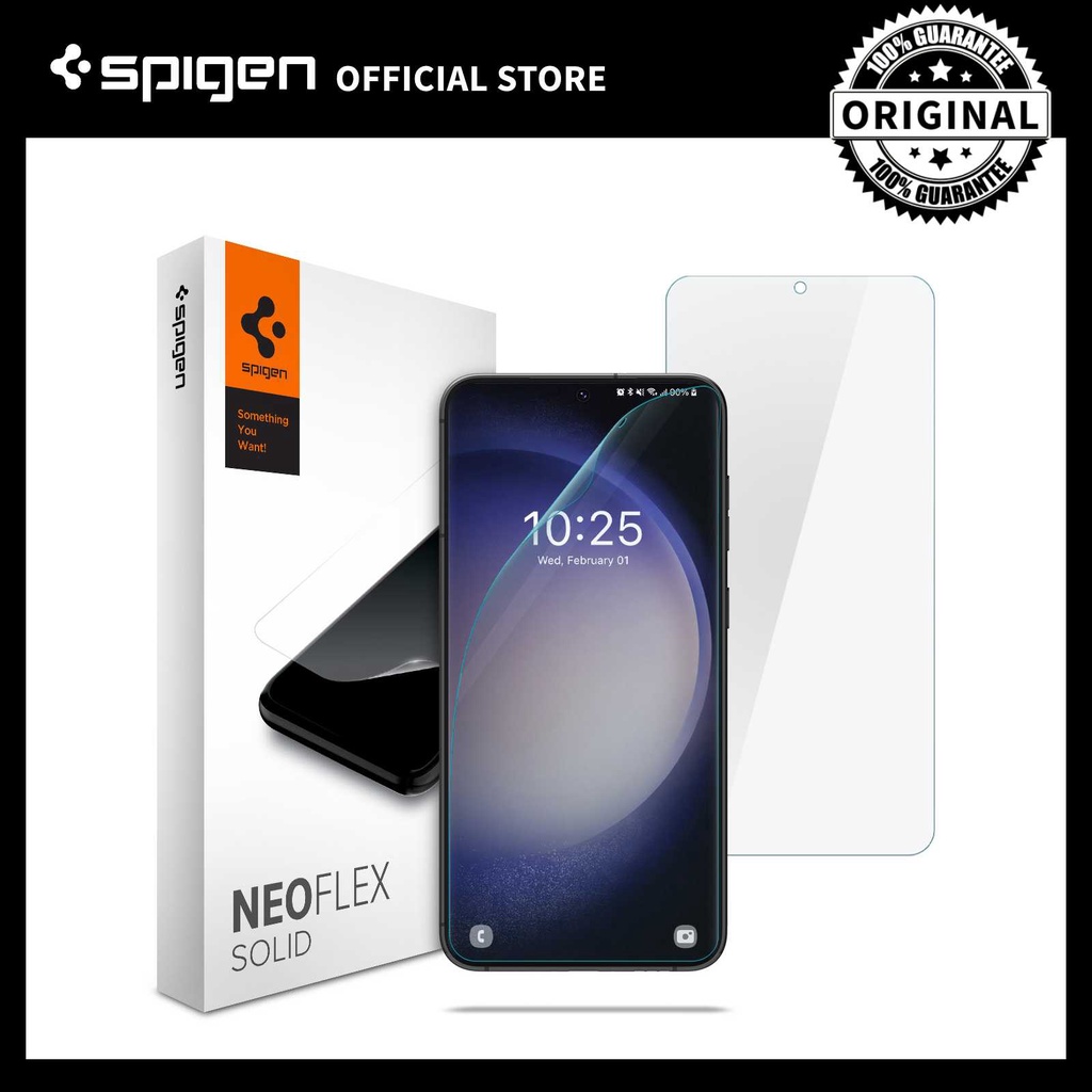 Spigen Galaxy S23 Plus Screen Protector Neo Flex Solid Transparency (2 Pack) Shopee Philippines