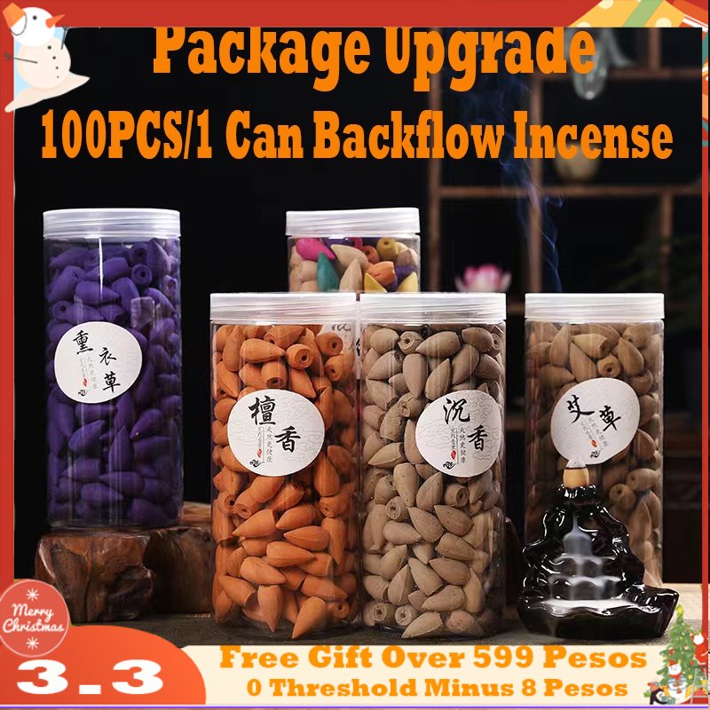 100Pcs Backflow Incense Cone Insenso for bad Spirit Insense Mosquito Killer/Incense Burner