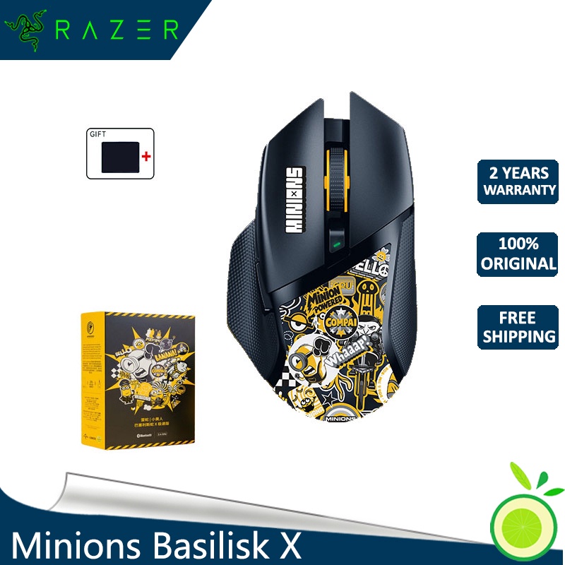 Razer Minions Basilisk X HyperSpeed Wireless Gaming Mouse 16000 DPI