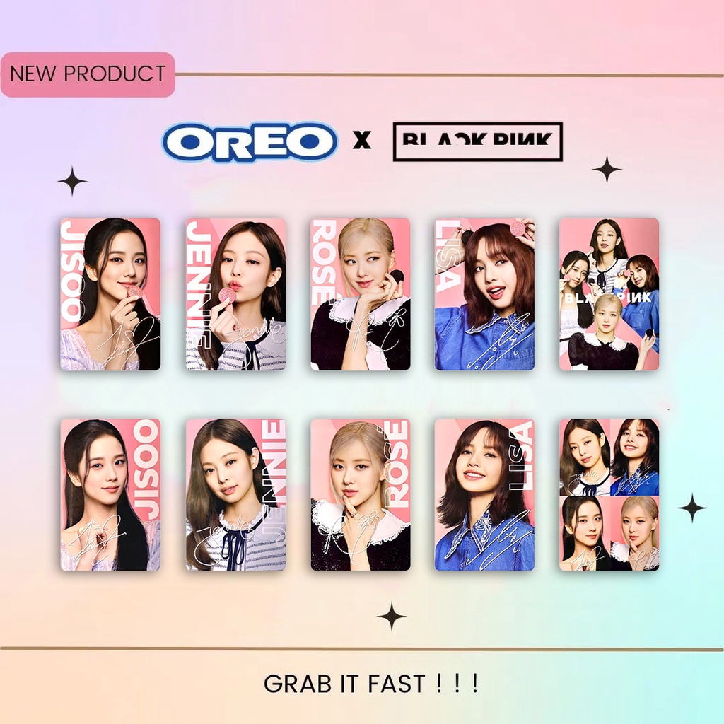 Kpop Idol BLACKPINK Jointly Signed Oreo Photocards Shopee Philippines