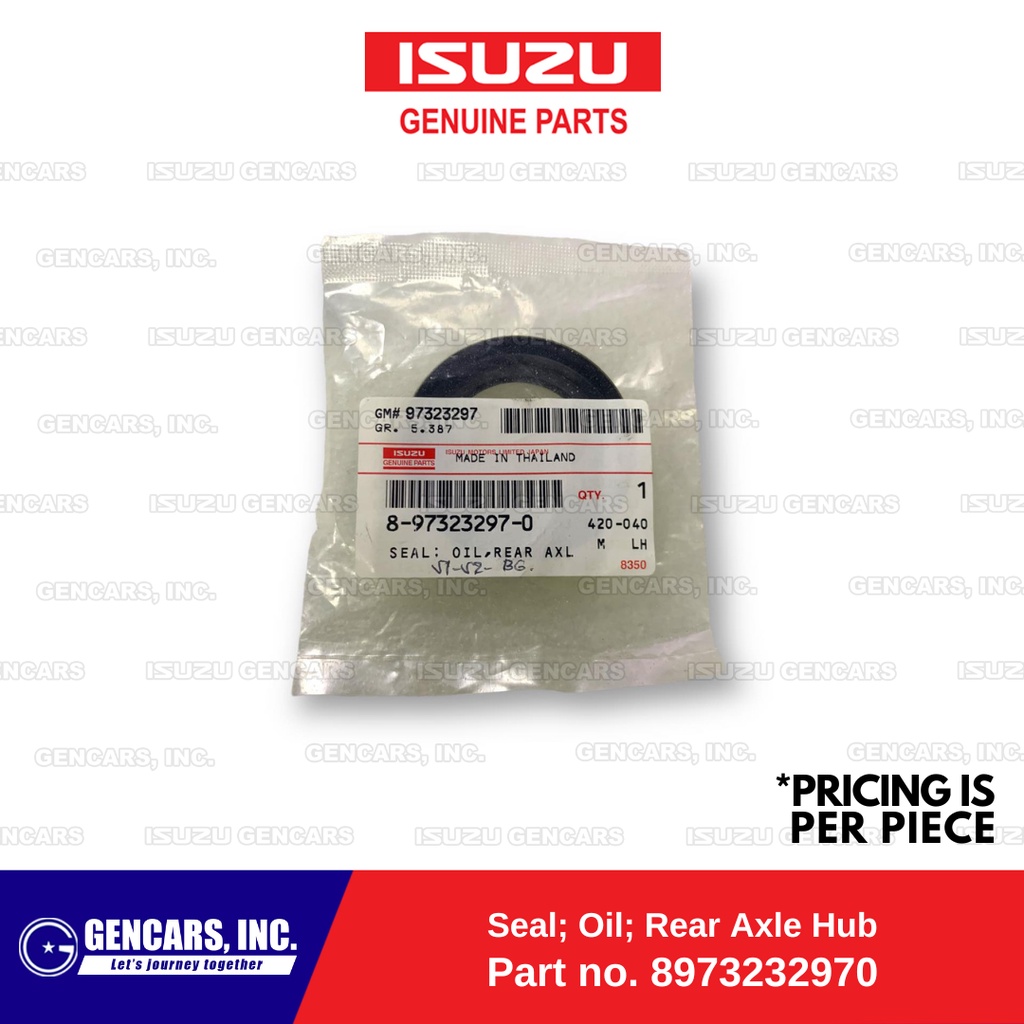 Isuzu Seal; Oil Rear Axle Inner for TFR 19952003/ Dmax 20042019