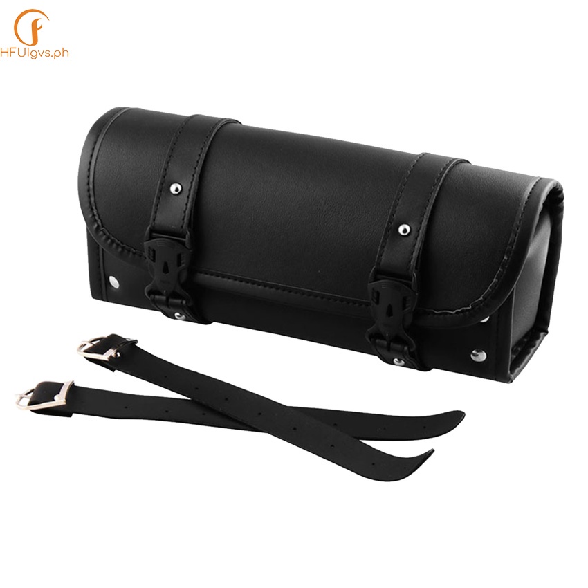 Motorcycle Tool Bag, Universal PU Leather Motorcycle Fork Bag