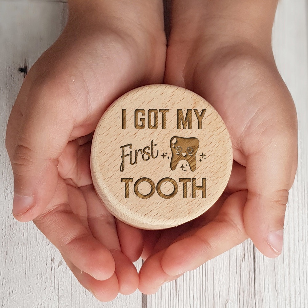 I Lost My First Tooth Print Wooden Tooth Fairy Box Tooth Storage ...