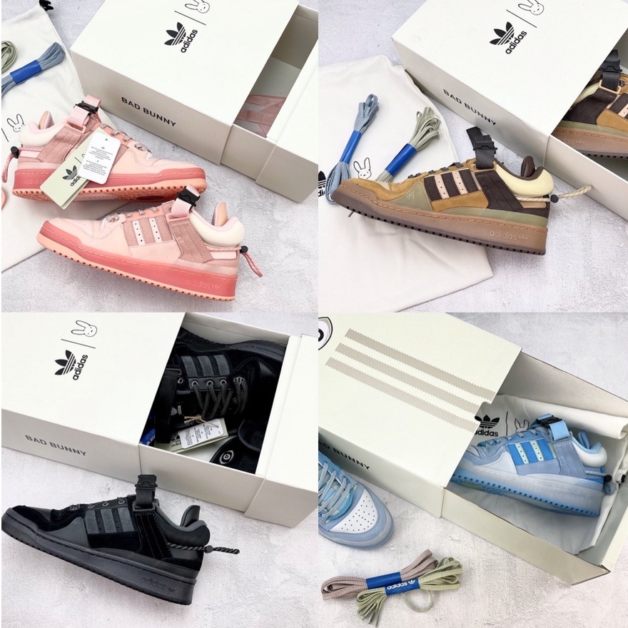 Adidas BAD BUNNY x adidas originals Forum Low trendy vintage casual