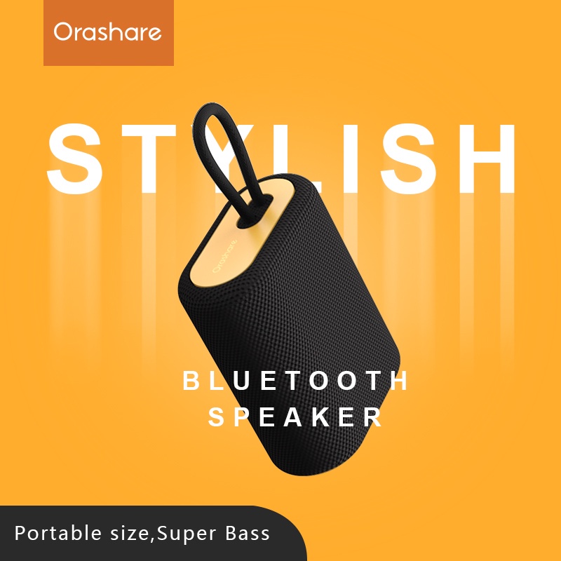 Orashare BS01 Portable Bluetooth Speaker Stylish HiFi Stereo WireFree