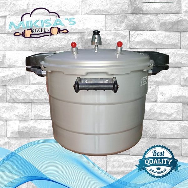 Big Size Pressure Cooker 40cm 36L Aluminum with Steaming Tray Heavy