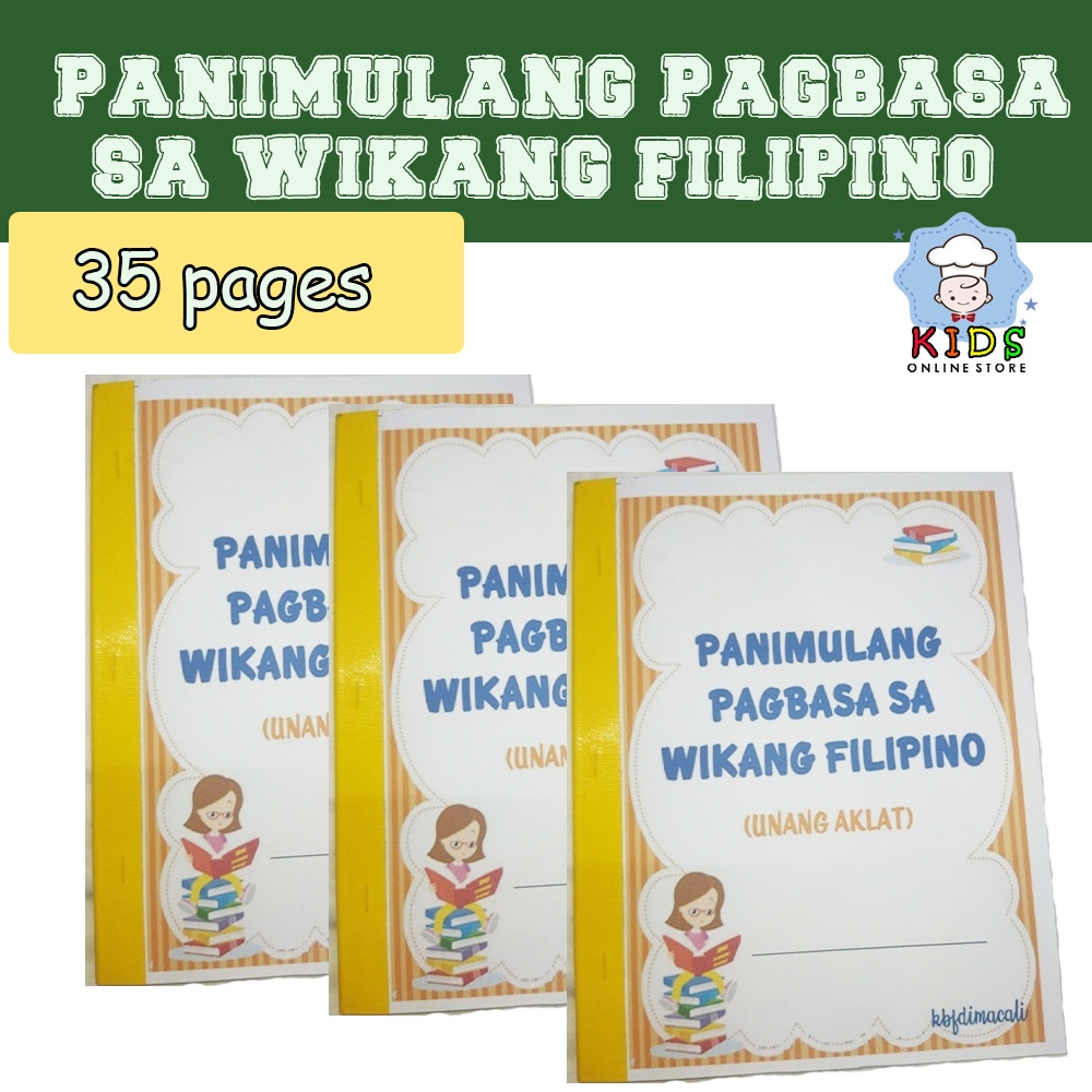 KOS Panimulang Pagbasa sa Wikang Filipino I 35pages I Tape binded Shopee Philippines