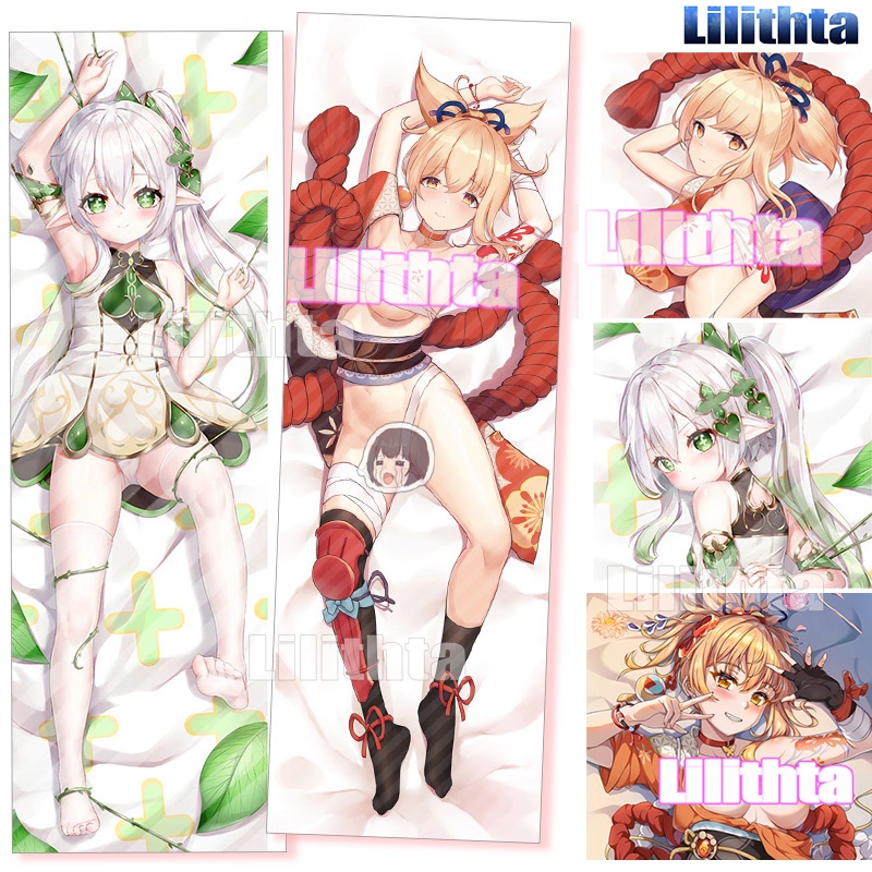 Dakimakura Pillowcase Genshin Impact Nahida Yomiya Game Anime Character Body Pillow Cover