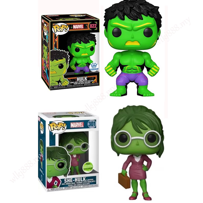 Funko POP! Marvel Avengers: Hulk Black Light Exclusive 