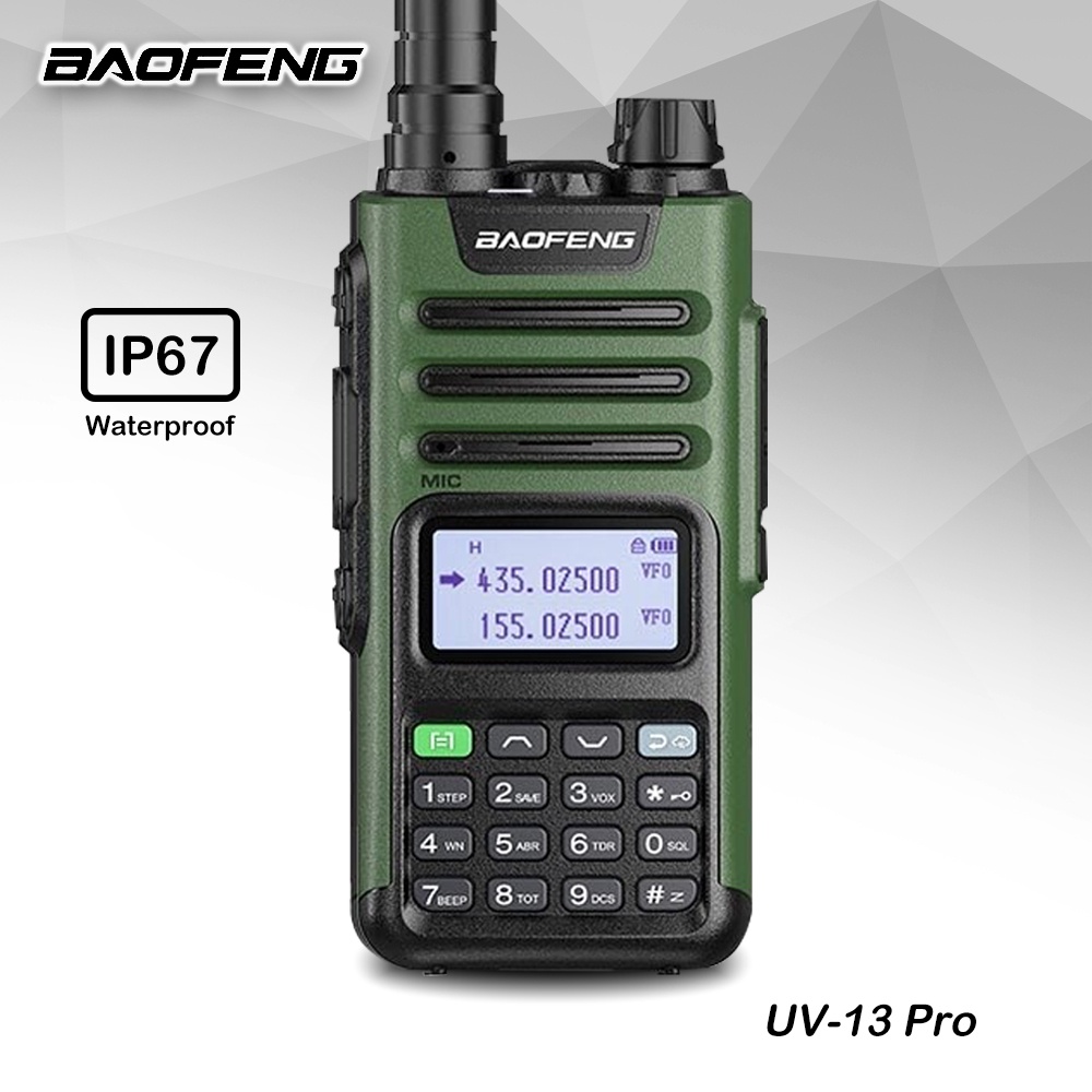 BaoFeng UV-13 Pro Type-C Walkie Talkie 999CH Long Range Waterproof ...