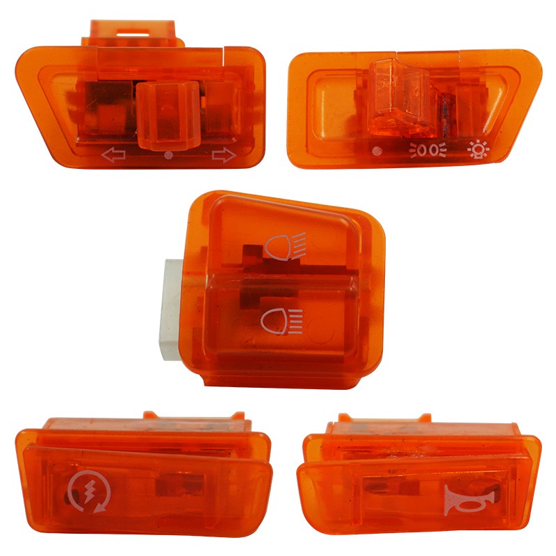 5 PSC WAVE110 DX/MR2/MR3 SWITCH BUTTON SET HI-LOW STARTER HORN SIGNAL ...