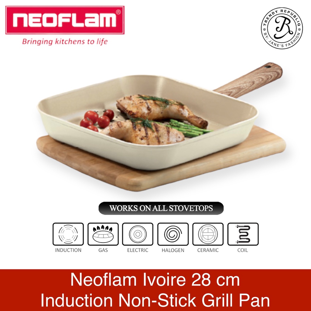 Neoflam Grill Pan 28 cm ( High Quality Pans ) Shopee Philippines