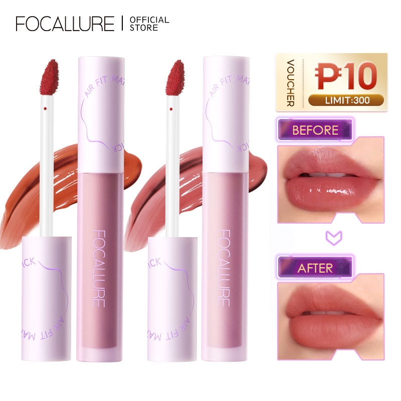 FOCALLURE Matte Lip Tint SwitchMode Airy Lip Tint LongLasting Transfer