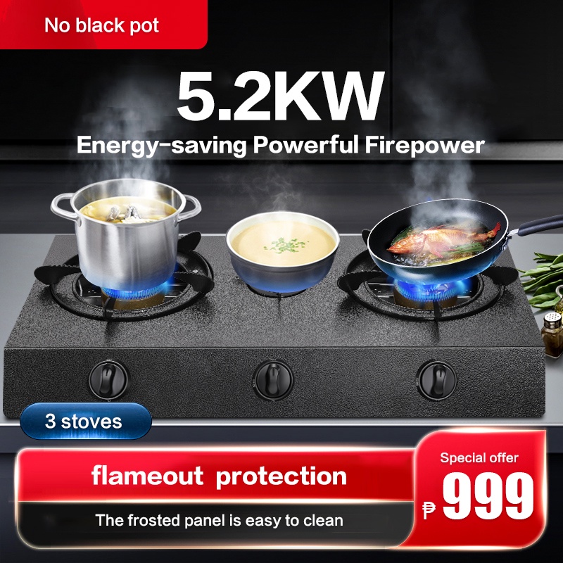 gas stove double burner 5200KW highfire portable gas stove butane