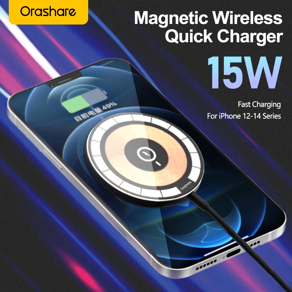 Orashare MW01 Wireless Fast Charger Transparent Mini and