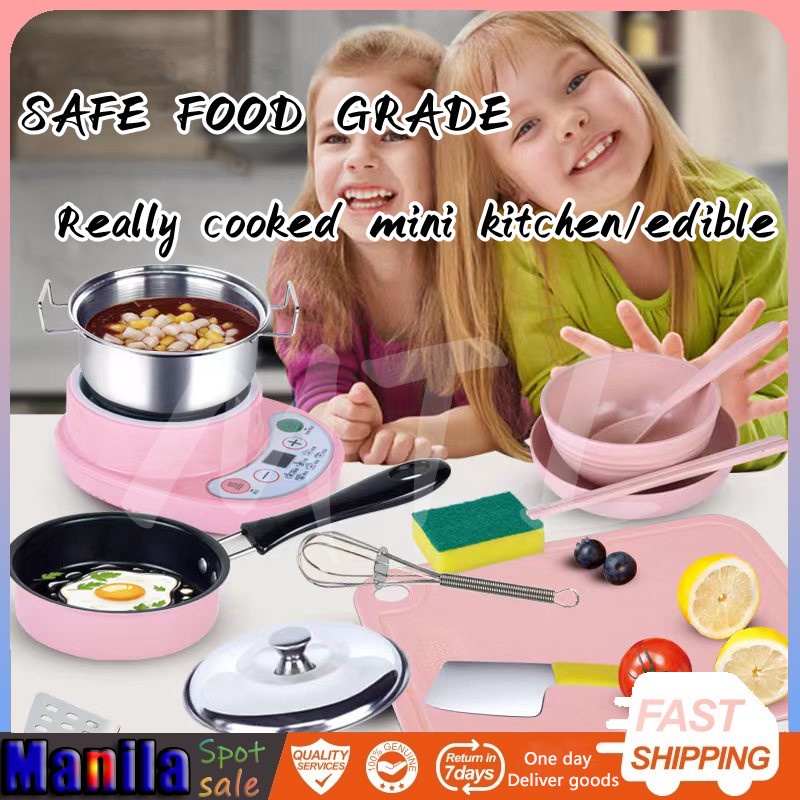 COD 48PCS Authentic mini chef Children's cooking set Children's role