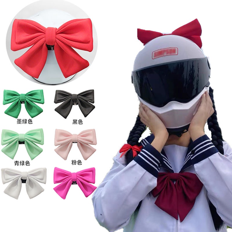25cm Helmet Women Bow Decoration Doublelayer Raimu Kawasaki Cute Bows