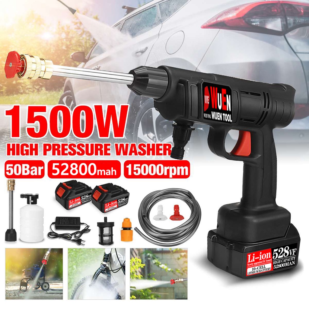 20V Car Washer Machine Cordless High Pressure Washing Machine Portable ...