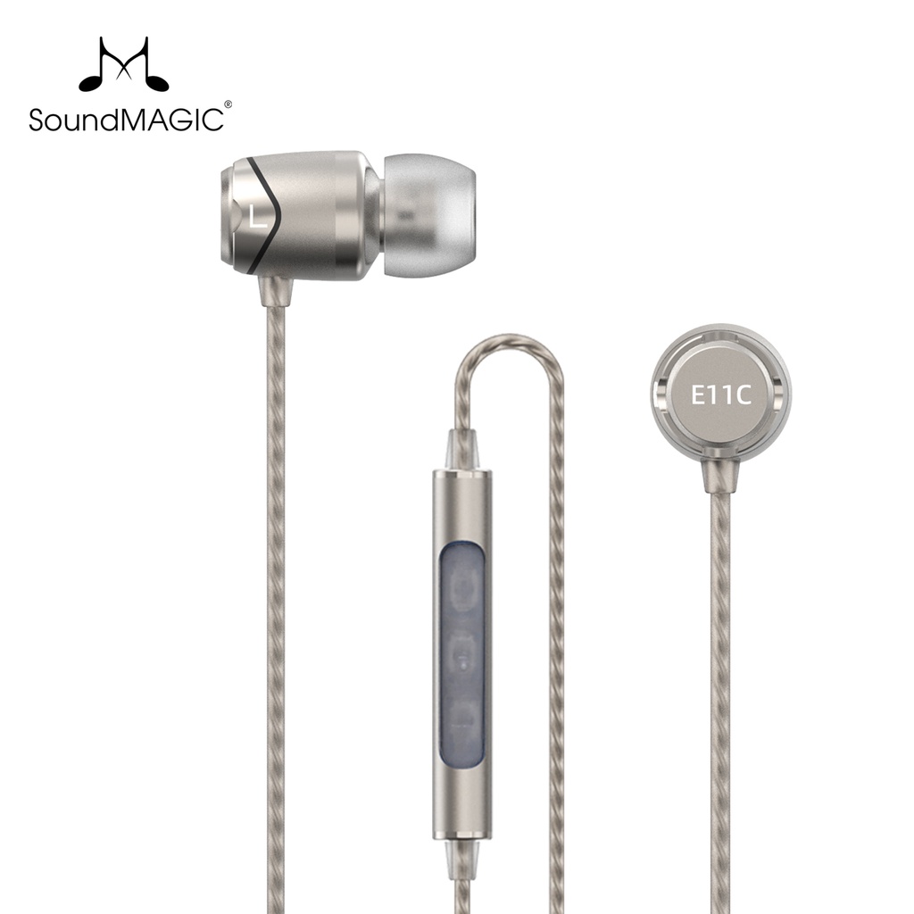 SoundMAGIC E11C E11D In-Ear earbuds Isolating Earphones with Mic and ...