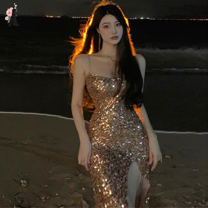 wedding gown Long Elegant Sequin Evening Formal Party Ball Gown 2022 ...