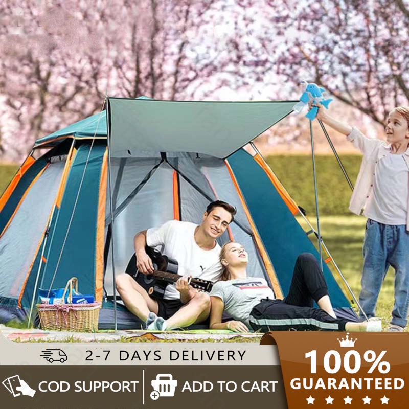2/4/6/8 Person Waterproof Automatic Tent Outdoor Tent Camping Tents