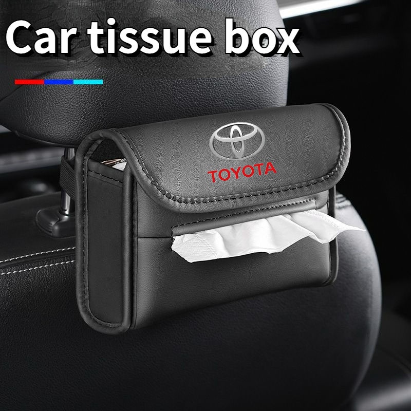 Lexus Emblem Automotive Tissue Box Case Black Made of Luxury