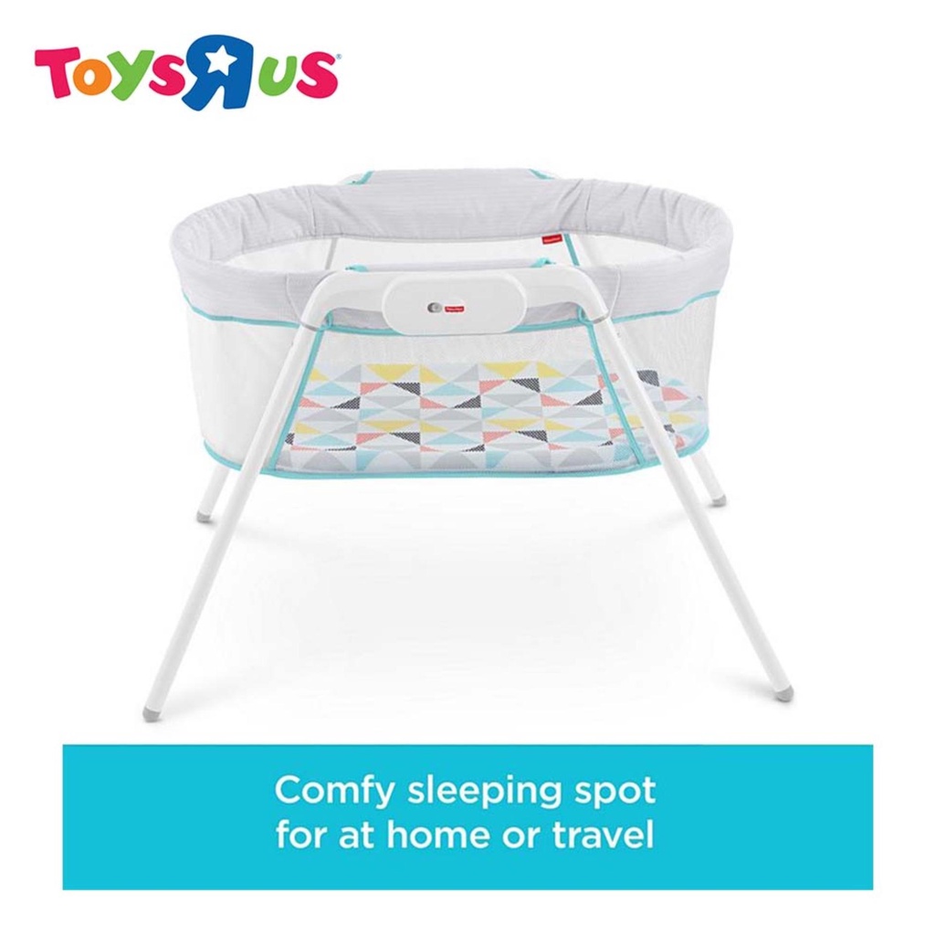 Stow and go shop bassinet fisher price