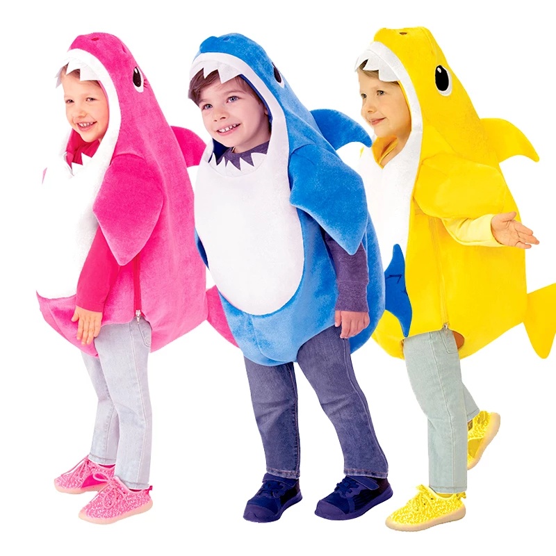 Toddler Family Shark Costume Cosplay Halloween Costume for Kids Animals ...