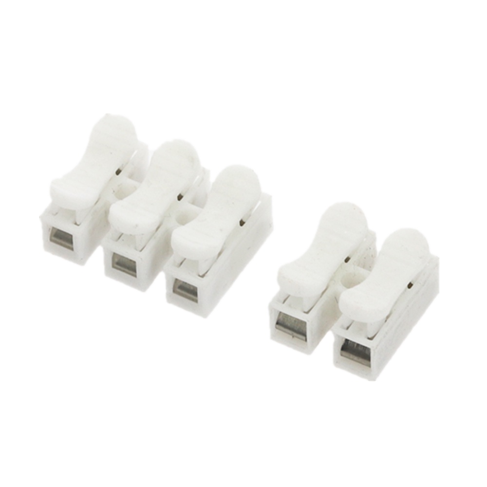10Pcs CH-2 CH-3 Spring Wire Quick Connector 2P 3P Electrical Crimp ...