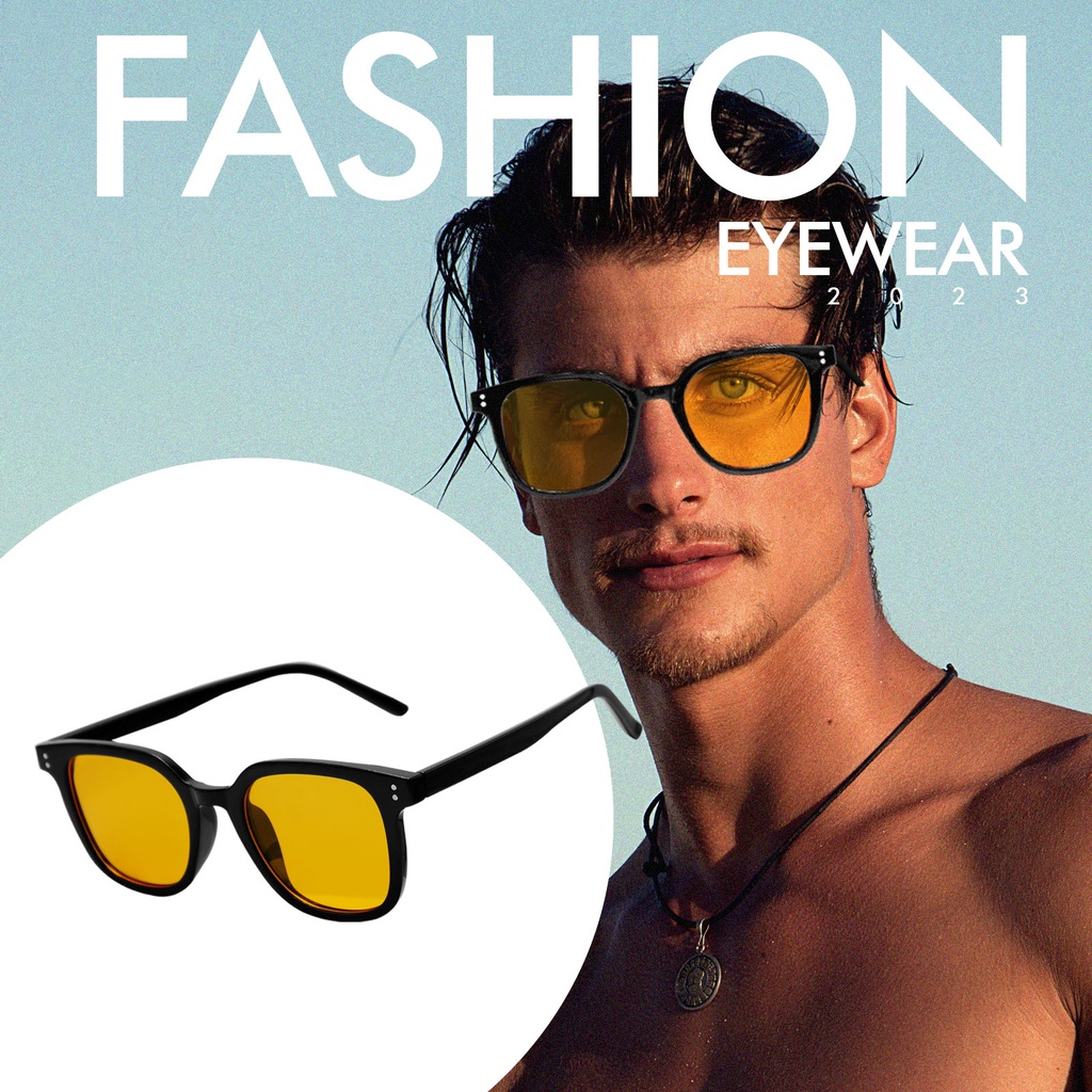 KAWAYI 2023 Korean Style Trendy Sunglasses for Men and Women Summer