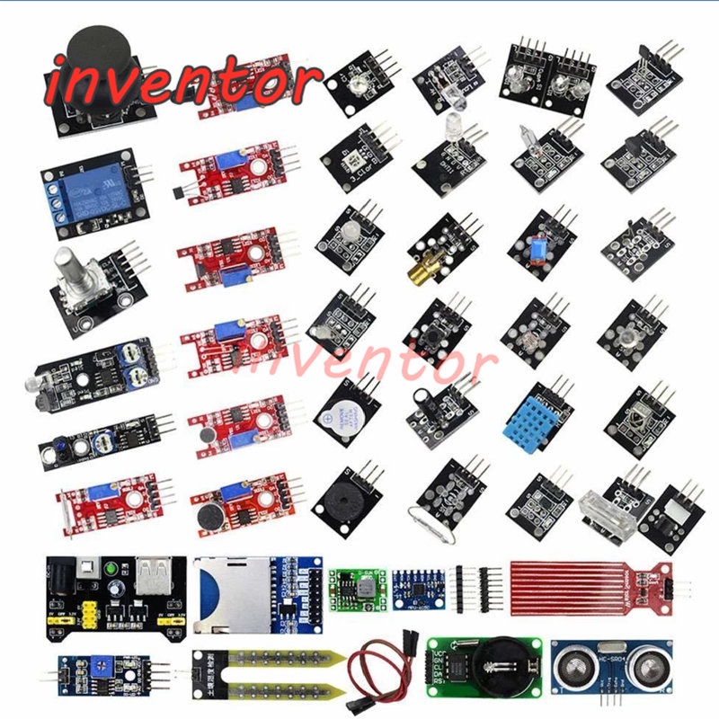 45 in 1 Sensors Modules For Arduino Starter Kit Better Than 37 in 1 ...