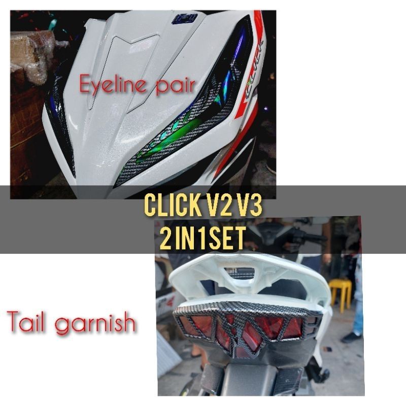 honda click v3 original 2in1garnish | Shopee Philippines
