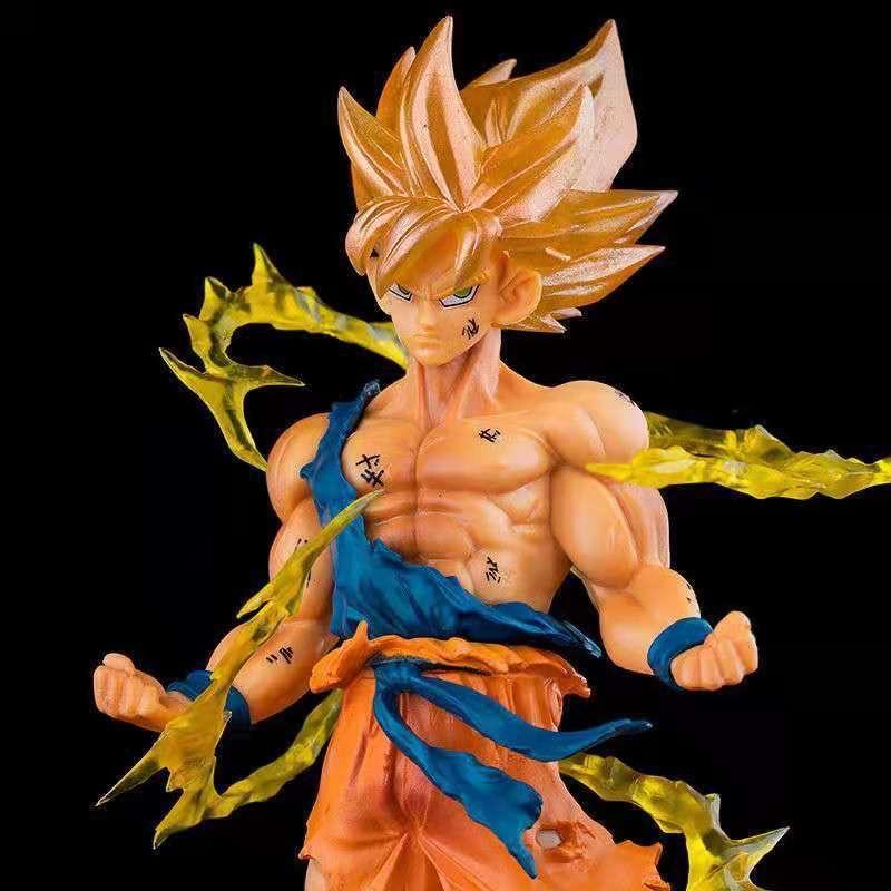 Little akiba Dragon Ball Z Super Saiya Hand goku figure made Animation ...