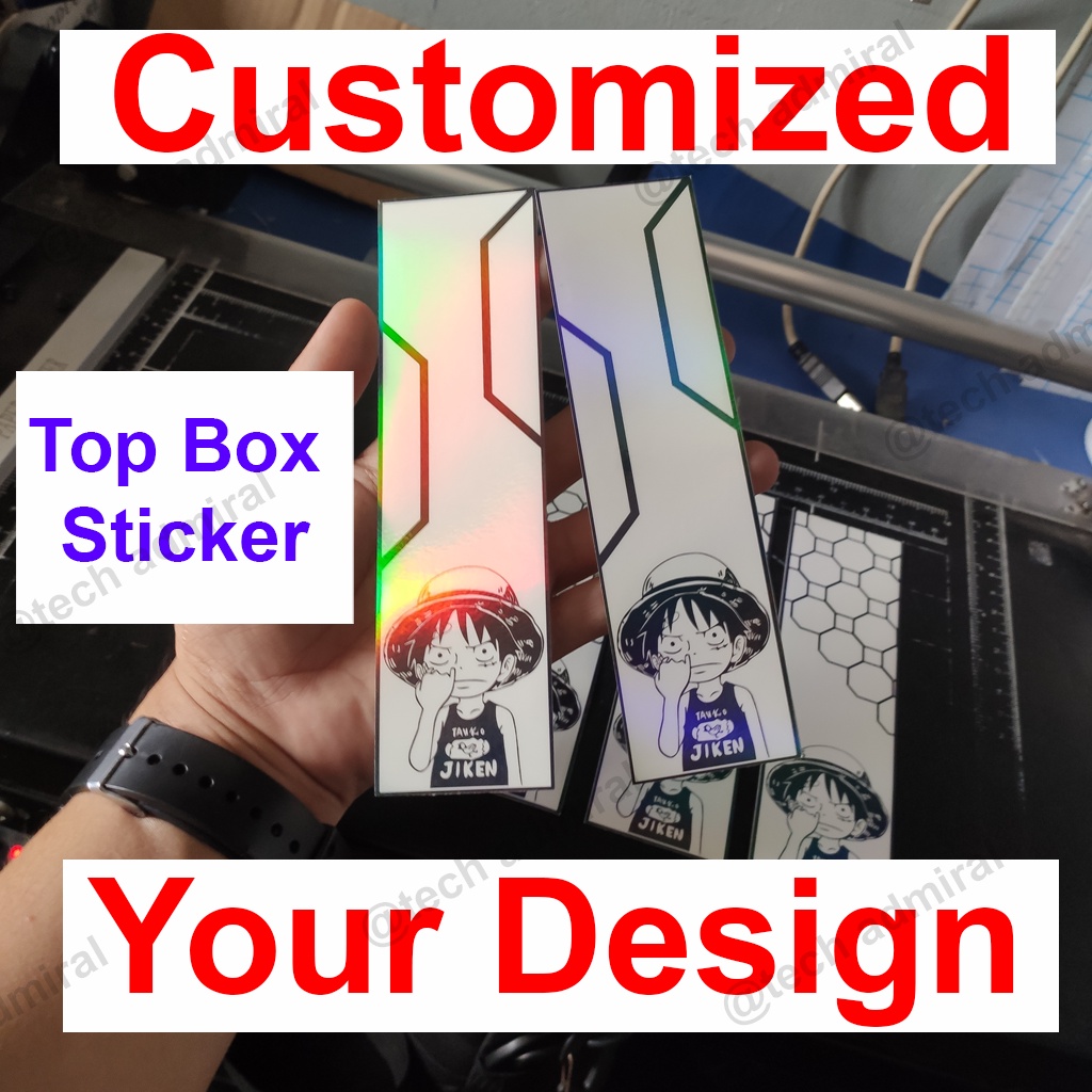 Top Box Sticker Waterproof CUSTOMIZED Shopee Philippines