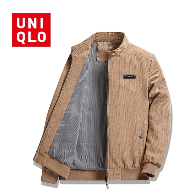 Uniqlo Men's Bomber Jacket 2023 New Spring and Autumn Standup Collar