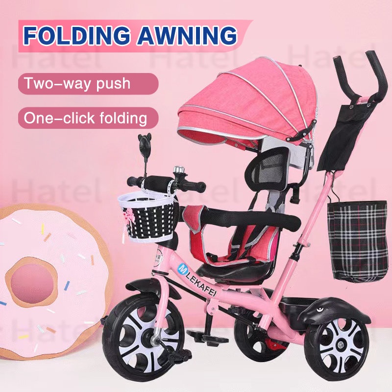 4 in 1 Kids Bike Stroller Bike for Baby Tricycle Bike for Kids baby