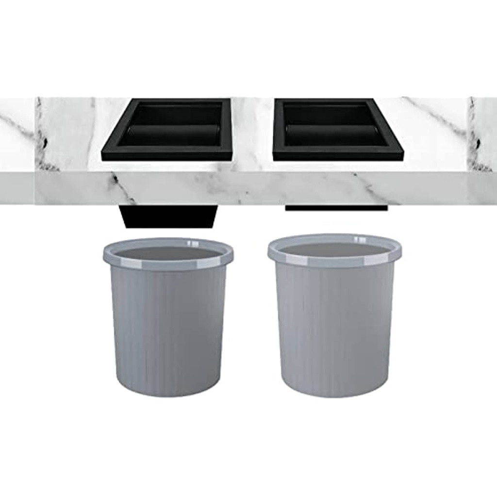 Koryaiko Stainless Steel Built-in Coffee Grounds Bucket Knock Box ...