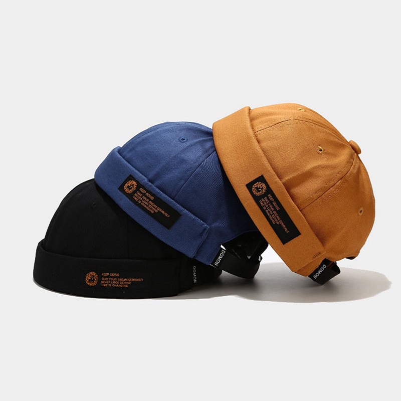 PMC Arabic Logo Brimless Cap Navy Blue | Shopee Malaysia - View #5